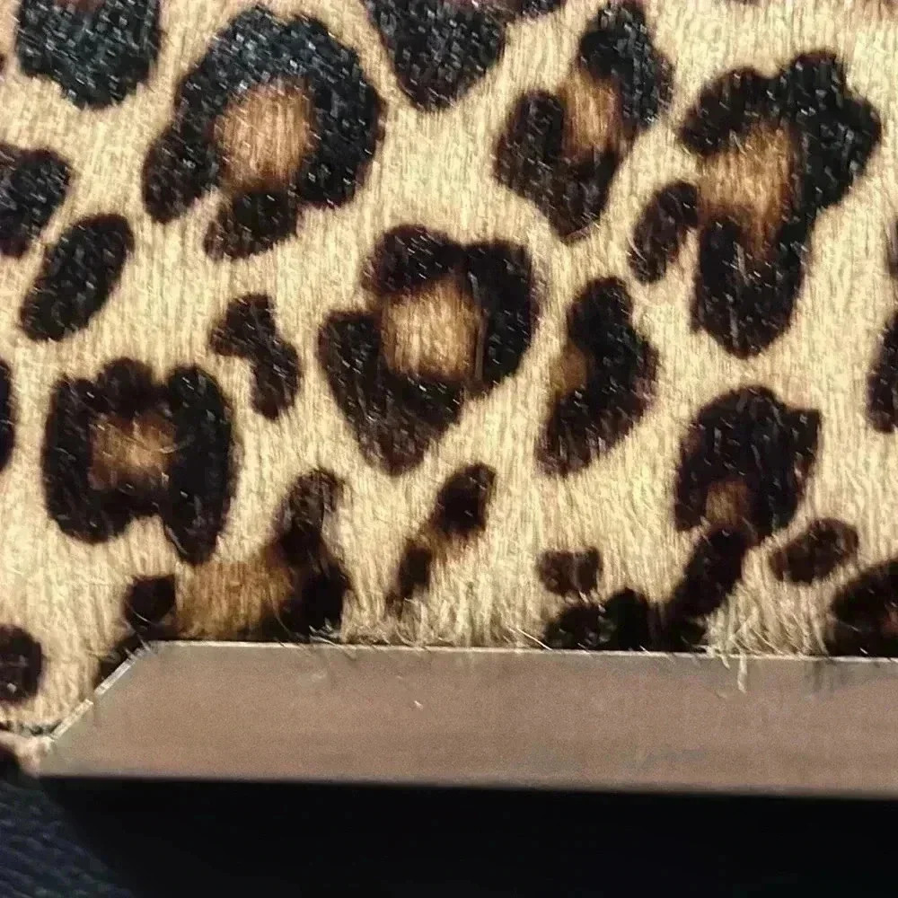 Silpada Leopard Print Clutch With Chain And Leath… - image 3